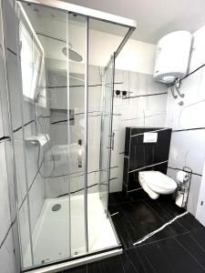 Ένα μπάνιο στο Apartman Lora