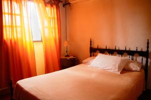 Postel nebo postele na pokoji v ubytování Hostal San Jorge + 6 fotografií