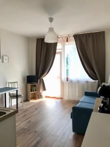 Posezení v ubytování Monolocale a Torre Pellice