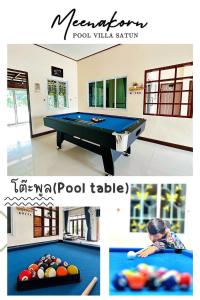 Biliár nebo kulečník v ubytování Meenakorn Pool Villa Satun
