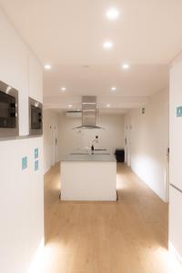I'M Room Suites Nuevos Ministerios - Bernabeu 'Digital Access'的厨房或小厨房