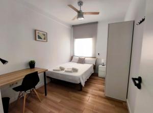 Katil atau katil-katil dalam bilik di Apartamento 3 Habitaciones 2 Baños