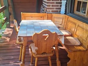 Fotografia z galérie ubytovania Ferienhaus Marianna am See mit gratis Sauna, Ruderboot, Kajak & WLAN v destinácii Krzywonoga
