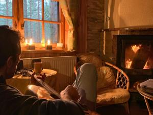Hostia v ubytovaní Ferienhaus Marianna am See mit gratis Sauna, Ruderboot, Kajak & WLAN