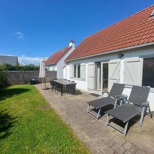 Bygningen som feriehuset ligger i