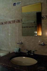 Koupelna v ubytování Hotel Casa Rus