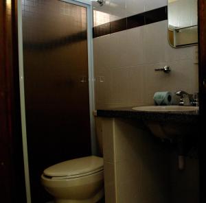 Koupelna v ubytování Hotel Casa Rus