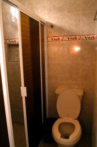 Koupelna v ubytování Hotel Casa Rus