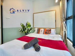 Voodi või voodid majutusasutuse Atlantis Melaka I 5-11pax I 5min JonkerSt BY Alviv Management toas