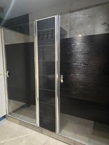 Koupelna v ubytování Hostel w Zielonce
