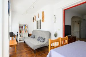 Ένα ή περισσότερα κρεβάτια σε δωμάτιο στο Casa Chivo