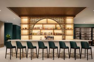 Lounge atau bar di Courtyard by Marriott Curacao