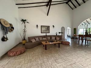 Χώρος καθιστικού στο Habitacion Jacuzzi The View