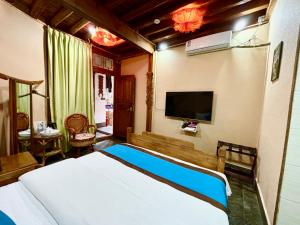 Μια τηλεόραση ή/και κέντρο ψυχαγωγίας στο Juxian Boutique Homestay