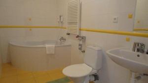 Kúpeľňa v ubytovaní Hotel Růžové údolí