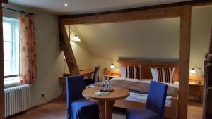 Posezení v ubytování Burghotel Stargard