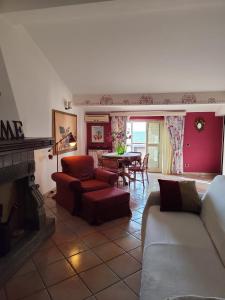 A seating area at Vacanze al Mare Patrizia's Sweet Home