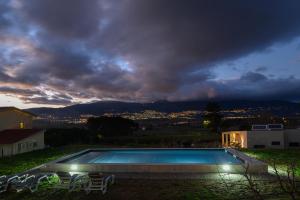 Uma vista geral da montanha ou uma vista da montanha a partir of the country house