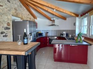Η κουζίνα ή μικρή κουζίνα στο Le Cottage