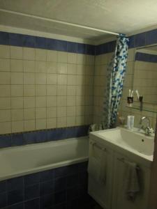 Koupelna v ubytování Maison verte à la montagne