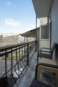 Balkón nebo terasa v ubytování Zelya İstanbul flats
