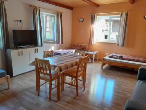 Apartmány Dunice 2的电视和/或娱乐中心
