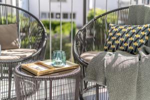 Posedenie v ubytovaní hirschen dornbirn - das boutiquestyle hotel - skyrelax & wellness im rooftop