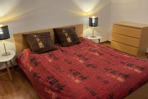 Postel nebo postele na pokoji v ubytování Grand appartement à Barr