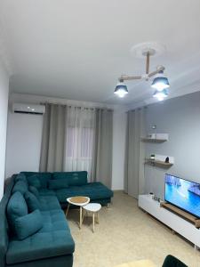 Ruang duduk di Blue Adria Apartments