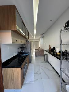 Kuchyň nebo kuchyňský kout v ubytování Loft 1