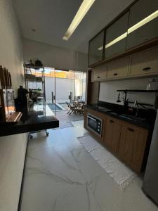 Kuchyň nebo kuchyňský kout v ubytování Loft 1