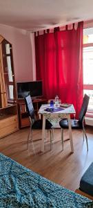Posezení v ubytování Ferienapartment-Leipzig-Plagwitz