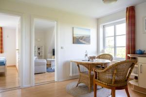 Posezení v ubytování Haus am Deich