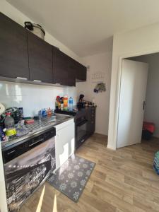 Kuchyň nebo kuchyňský kout v ubytování Bel appartement proche Versailles et Paris
