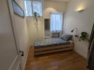 Ένα ή περισσότερα κρεβάτια σε δωμάτιο στο Apartamento Getxo Centro