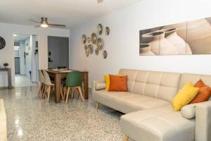 Χώρος καθιστικού στο Moderno Apartamento en el Norte