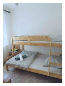 A bed or beds in a room at Holiday home in Balatonfenyves 27939