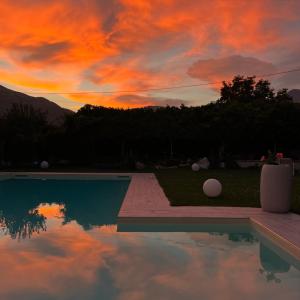 Nespecifikovaný výhled na hory nebo výhled na hory při pohledu z bed and breakfast