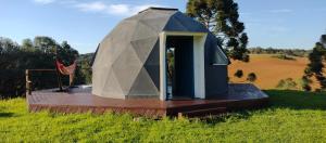 Um jardim em Eco Domo CWB