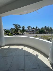 Balkón nebo terasa v ubytování Hotel Oasis Cuyutlan