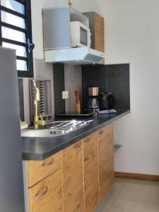 Nhà bếp/bếp nhỏ tại Inn Bethel America +4 ảnh