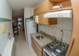Kuchyň nebo kuchyňský kout v ubytování Atlantic Palace Apart-Hotel