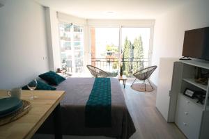 TV a/nebo společenská místnost v ubytování Frida&Love