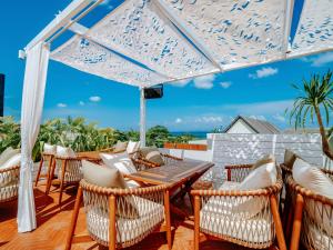Балкон или терраса в Secana Beachtown Resort & Residences