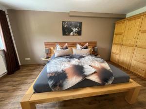 Postel nebo postele na pokoji v ubytování Haus Freynend