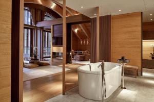 Zona de estar de The Chedi Andermatt