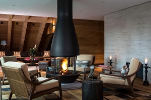 Zona de estar de The Chedi Andermatt