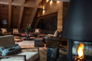 Zona de estar de The Chedi Andermatt