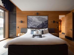 Un televizor și/sau centru de divertisment la The Chedi Andermatt