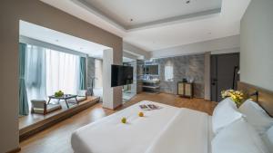 Kuchyň nebo kuchyňský kout v ubytování 山田心精品民宿 Valley Heart Inn
